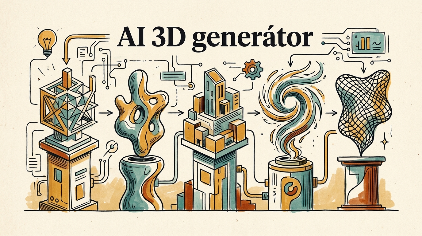 AI 3D generátor 2026: test piatich nástrojov